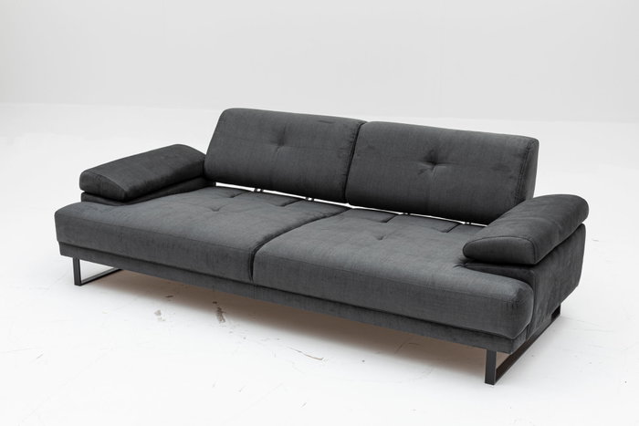 Atelier Del Sofa Mustang Sofá cama de 3 plazas Antracita